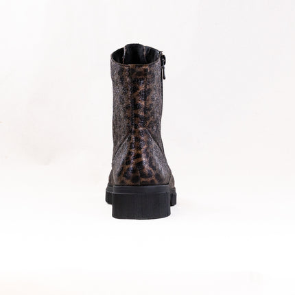 Ara Tourmaline (Women's) - Black W/ Leopard Accent