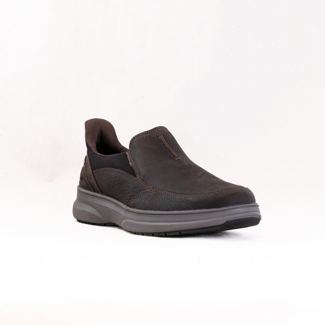 Clarks Mullen Step (Men's) - Dark Brown Leather