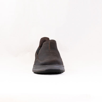 Clarks Mullen Step (Men's) - Dark Brown Leather