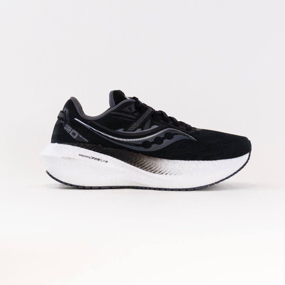 Saucony Triumph 20 Wide (Women's) - Black/White