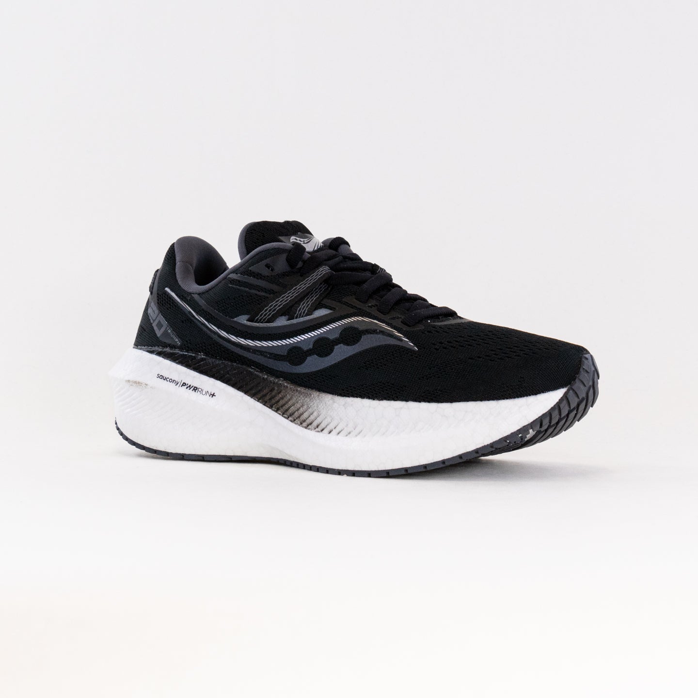 Saucony Triumph 20 Wide (Women's) - Black/White