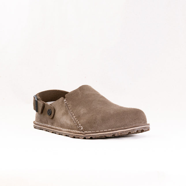 Birkenstock Lutry Premium Suede (Men's) - Gray/Taupe Suede
