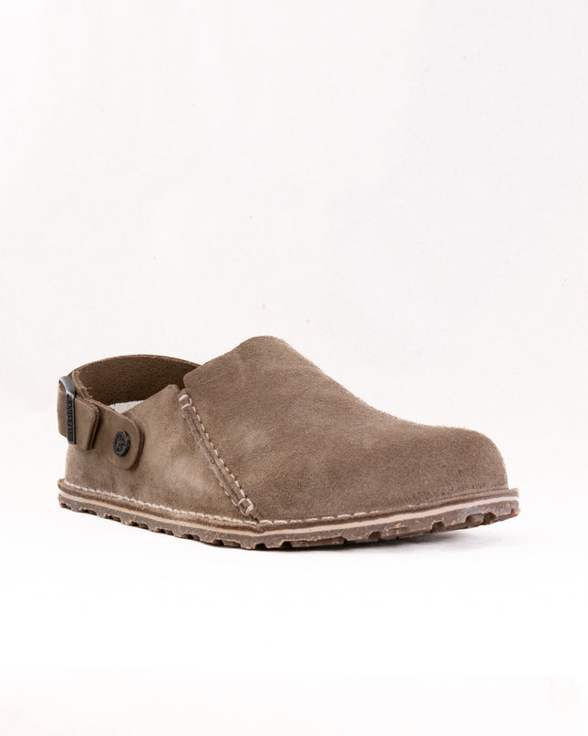 Birkenstock Lutry Premium Suede (Men's) - Gray/Taupe Suede