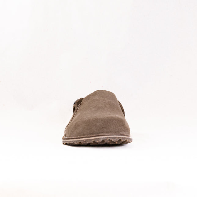 Birkenstock Lutry Premium Suede (Men's) - Gray/Taupe Suede