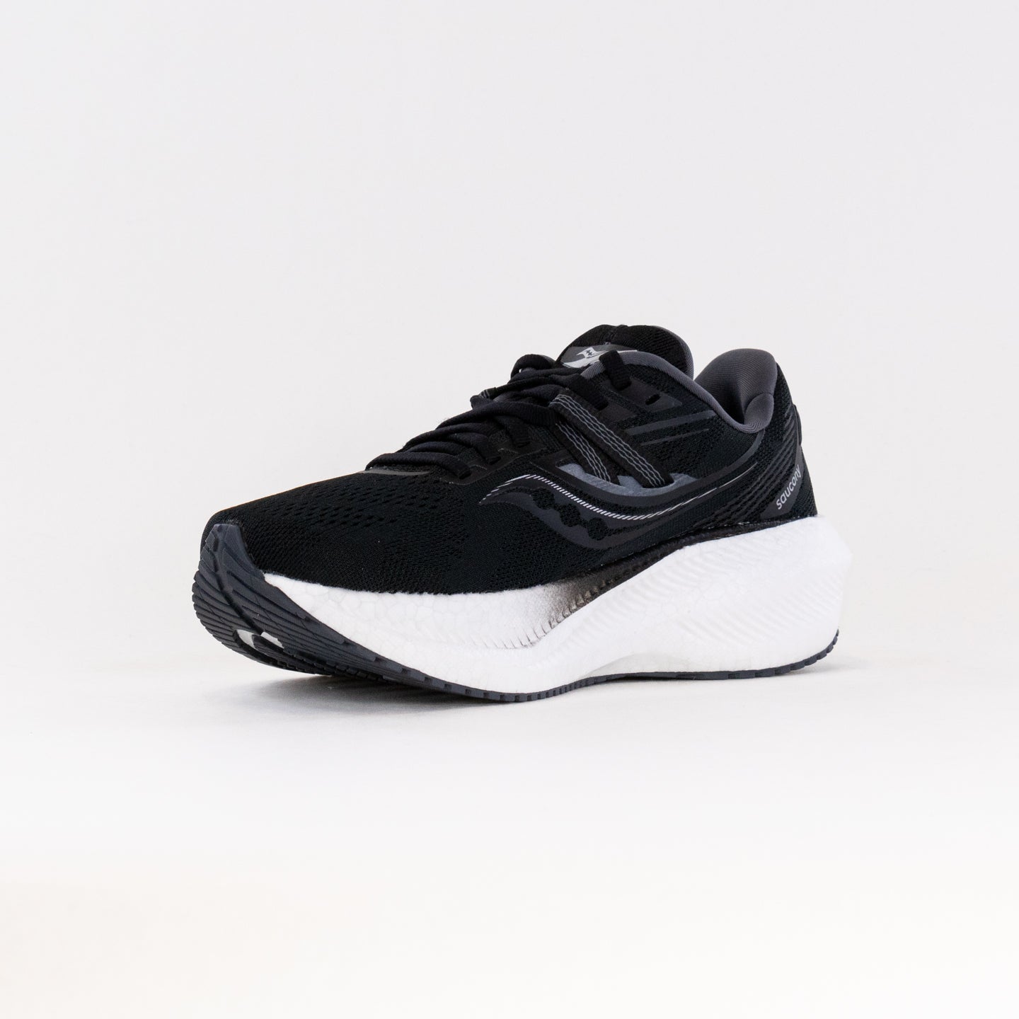 Saucony Triumph 20 Wide (Women's) - Black/White