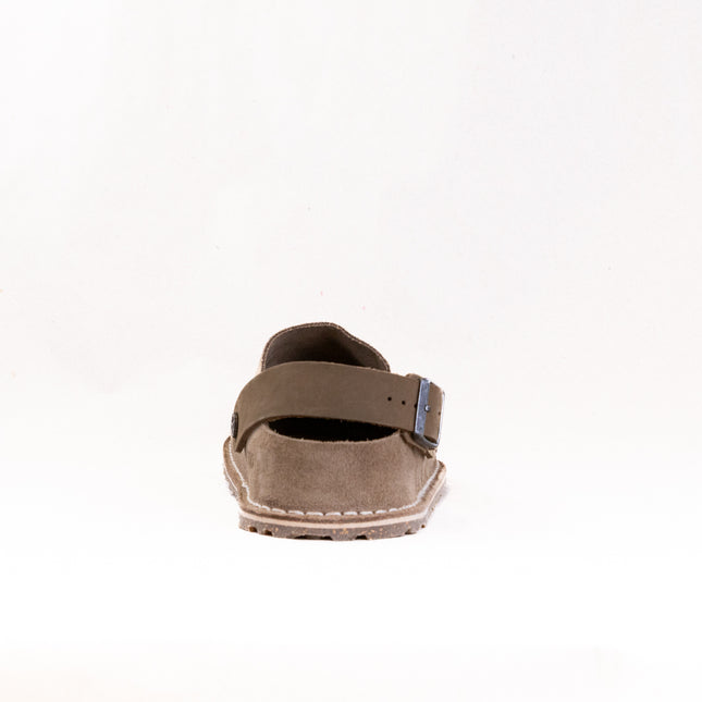 Birkenstock Lutry Premium Suede (Men's) - Gray/Taupe Suede