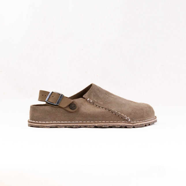 Birkenstock Lutry Premium Suede (Women's) - Gray Taupe
