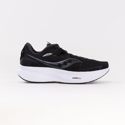 Saucony Ride 15 Wide (Women's) - Black/White