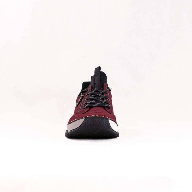 Rieker Angela 45973 (Women's) - Bordeaux/Schwarz