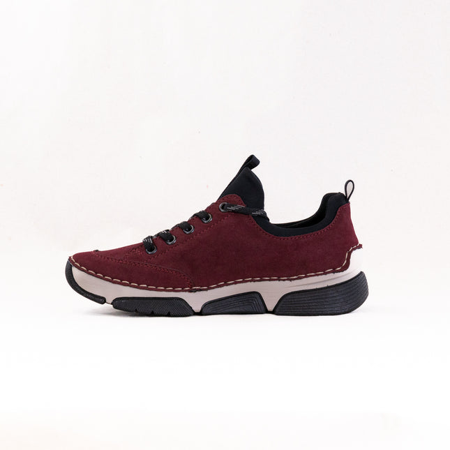 Rieker Angela 45973 (Women's) - Bordeaux/Schwarz