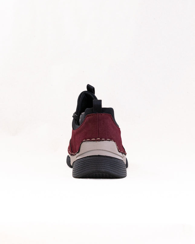 Rieker Angela 45973 (Women's) - Bordeaux/Schwarz