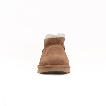 UGG Classic Ultra Mini Boot Bailey Bow (Women's) - Chestnut