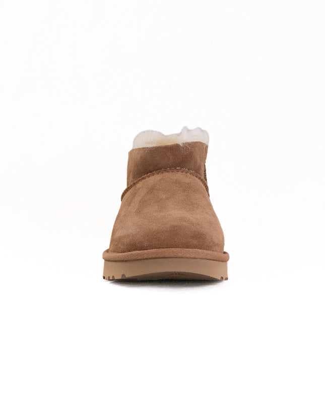 UGG Classic Ultra Mini Boot Bailey Bow (Women's) - Chestnut
