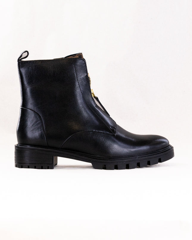 Ara Tourmaline (Women's) - Black W/ Leopard Accent