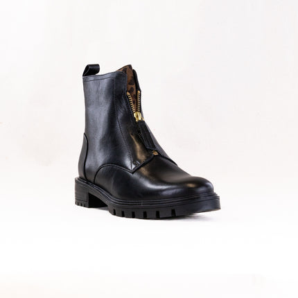 Ara Tourmaline (Women's) - Black W/ Leopard Accent