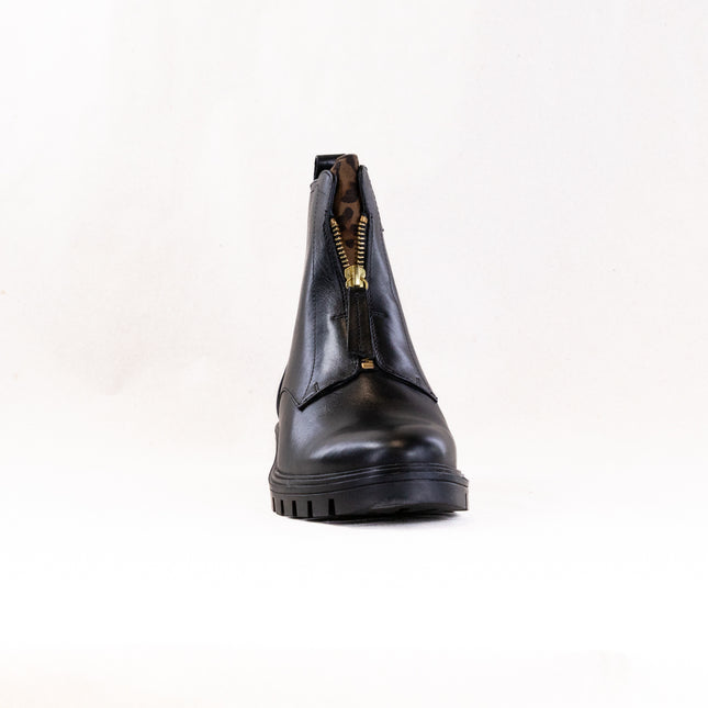 Ara Tourmaline (Women's) - Black W/ Leopard Accent