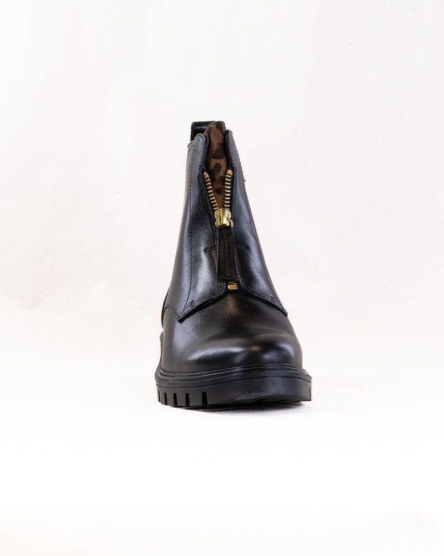 Ara Tourmaline (Women's) - Black W/ Leopard Accent