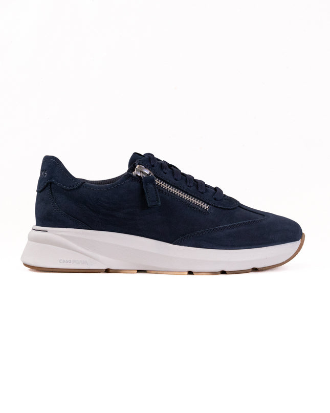 Clarks Code R Run (Women's) - Navy Nubuck