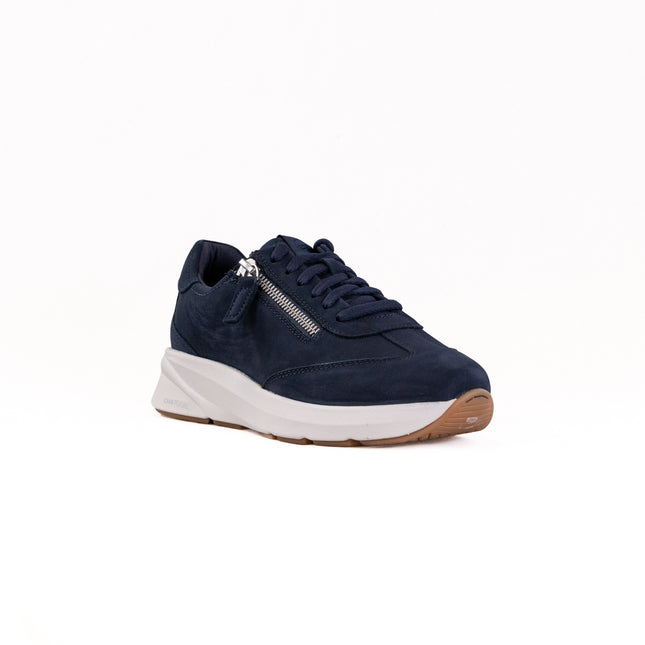 Clarks Code R Run (Women's) - Navy Nubuck