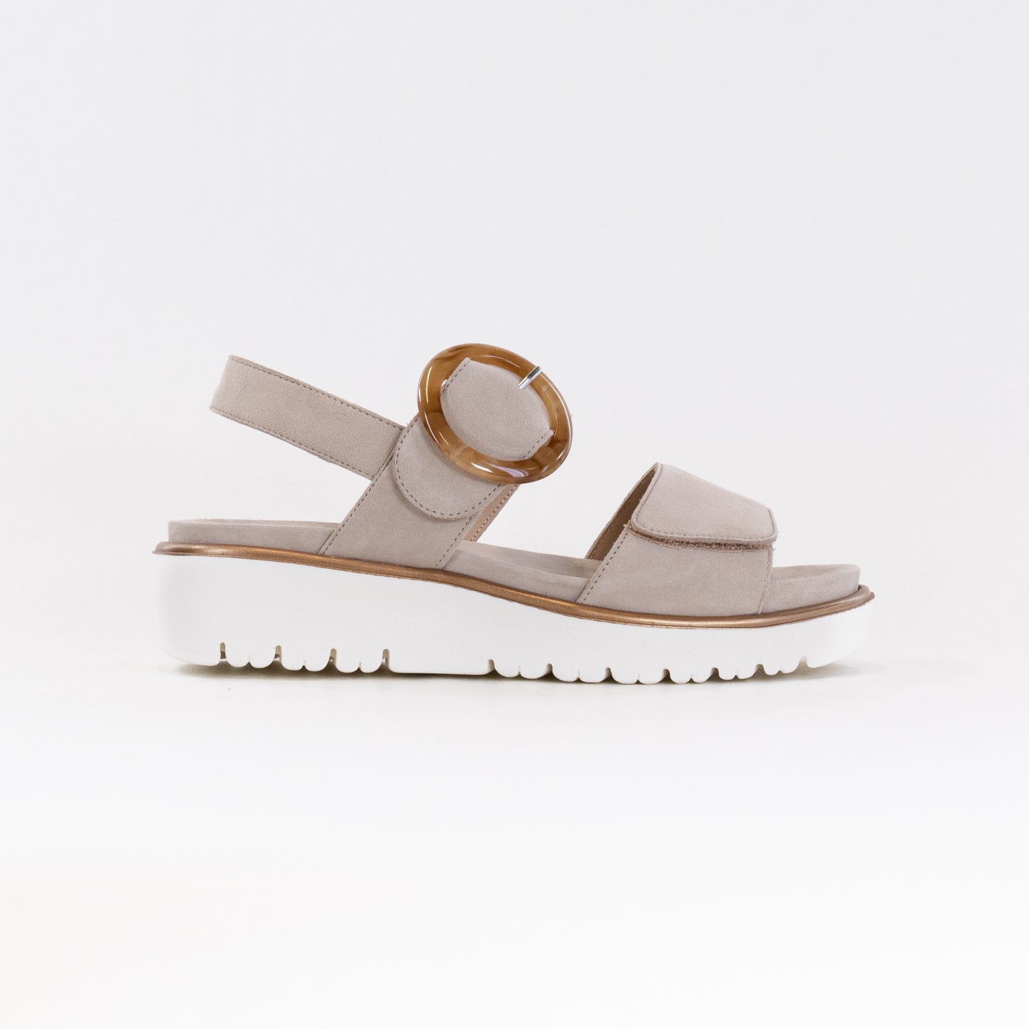 Ara Bridgeport Sandal (Women's) - Sand Kid Suede