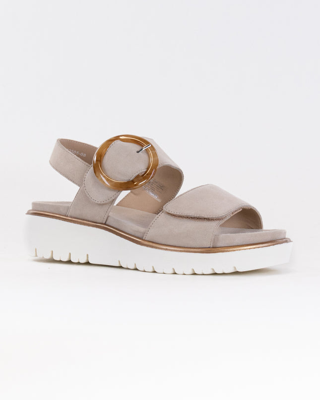 Ara Bridgeport Sandal (Women's) - Sand Kid Suede