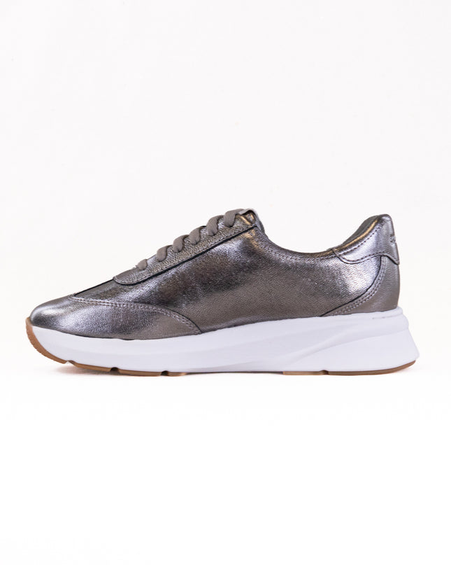 Clarks Code R Run (Women's) - Pewter Metallic