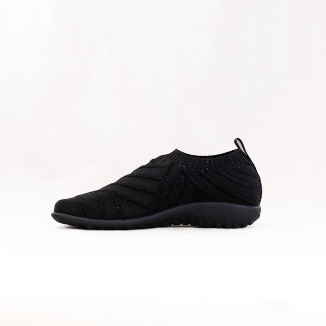 Naot Okahu (Women's) - Black W/ Silver Knit
