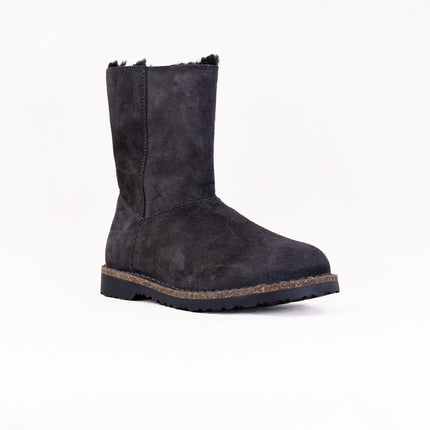 Birkenstock Uppsala Zip Shearling (Women's) - Charcoal