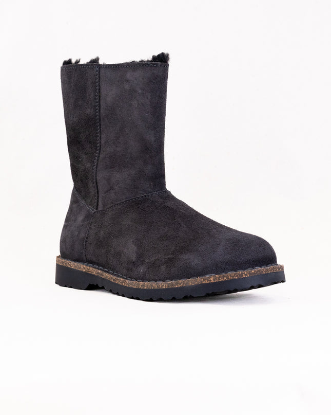 Birkenstock Uppsala Zip Shearling (Women's) - Charcoal