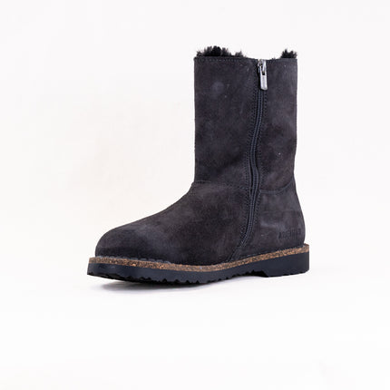 Birkenstock Uppsala Zip Shearling (Women's) - Charcoal