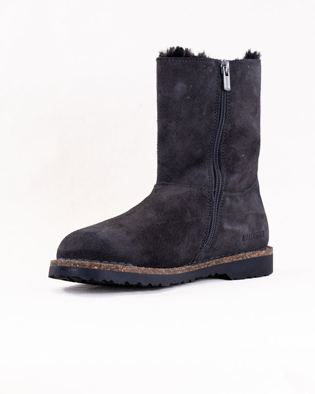 Birkenstock Uppsala Zip Shearling (Women's) - Charcoal