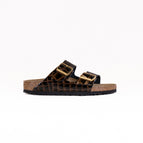 36 / NARROW/MEDIUM / EMBOSS LEATHER BLACK