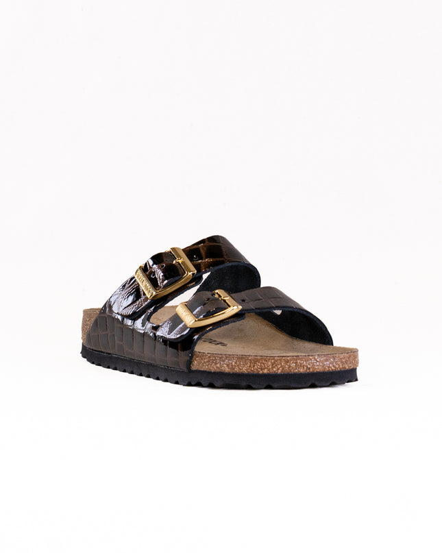 Birkenstock Arizona (Women's) - Emboss Leather Black