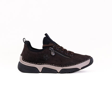 Rieker Angela 45973 (Women's) - Nougat/Schwarz
