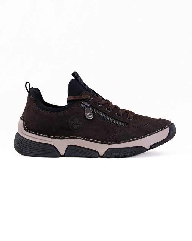 Rieker Angela 45973 (Women's) - Nougat/Schwarz