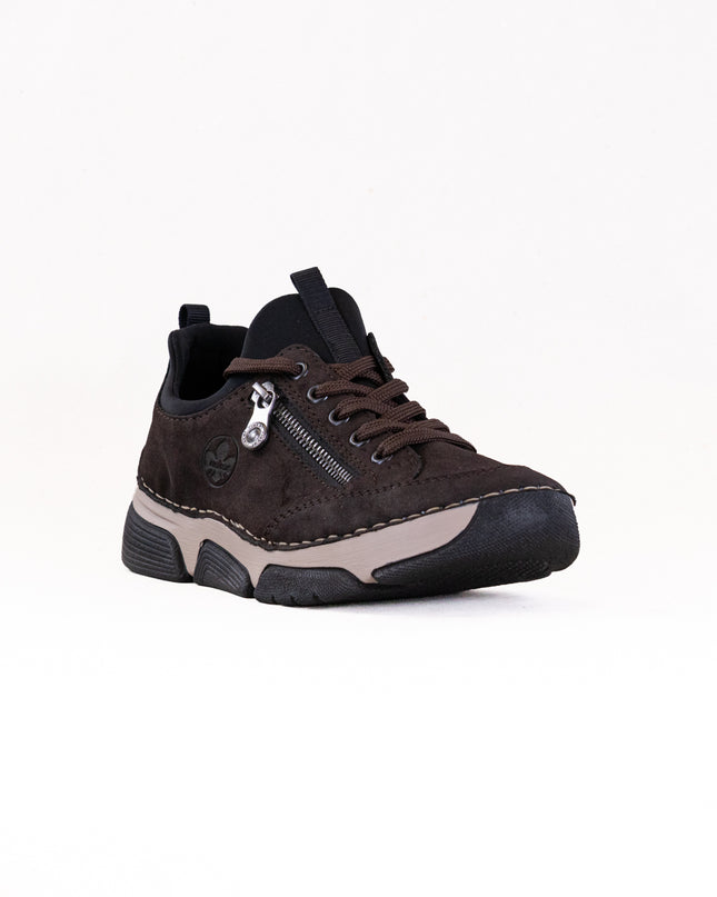 Rieker Angela 45973 (Women's) - Nougat/Schwarz
