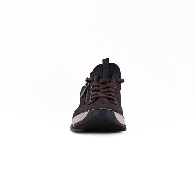 Rieker Angela 45973 (Women's) - Nougat/Schwarz