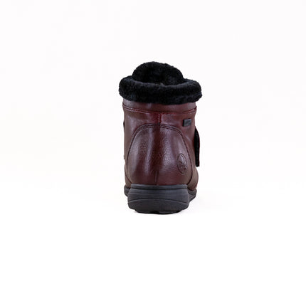 Rieker Donna 68 (Women's) - Weinrot/Weinrot/Nero