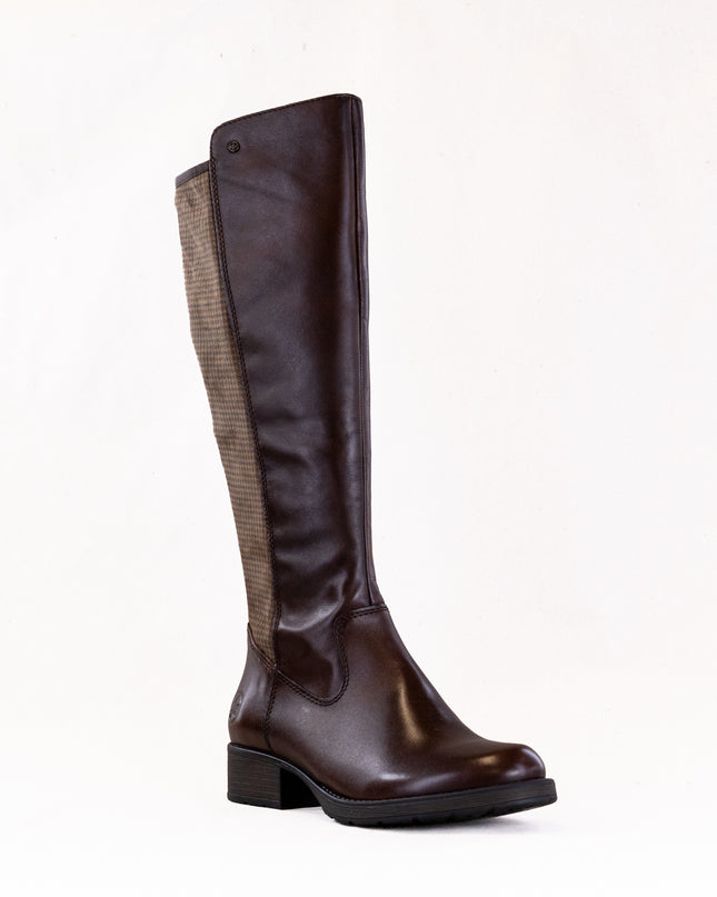Rieker Z9591 Faith 91 (Women's) - Ebony/Beige Schwarz/Chestnut