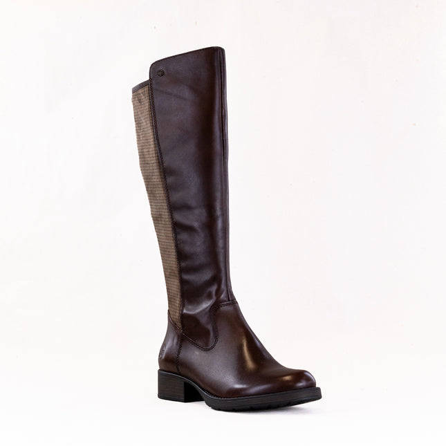 Rieker Z9591 Faith 91 (Women's) - Ebony/Beige Schwarz/Chestnut