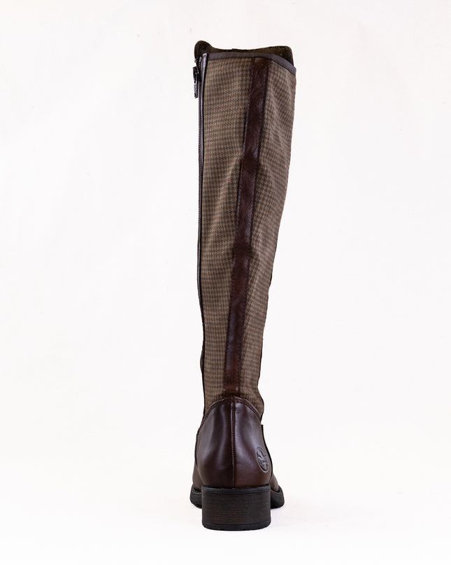 Rieker Z9591 Faith 91 (Women's) - Ebony/Beige Schwarz/Chestnut