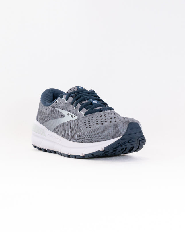 Brooks Addiction GTS 15 (Women's) - Grey/Navy/Aqua