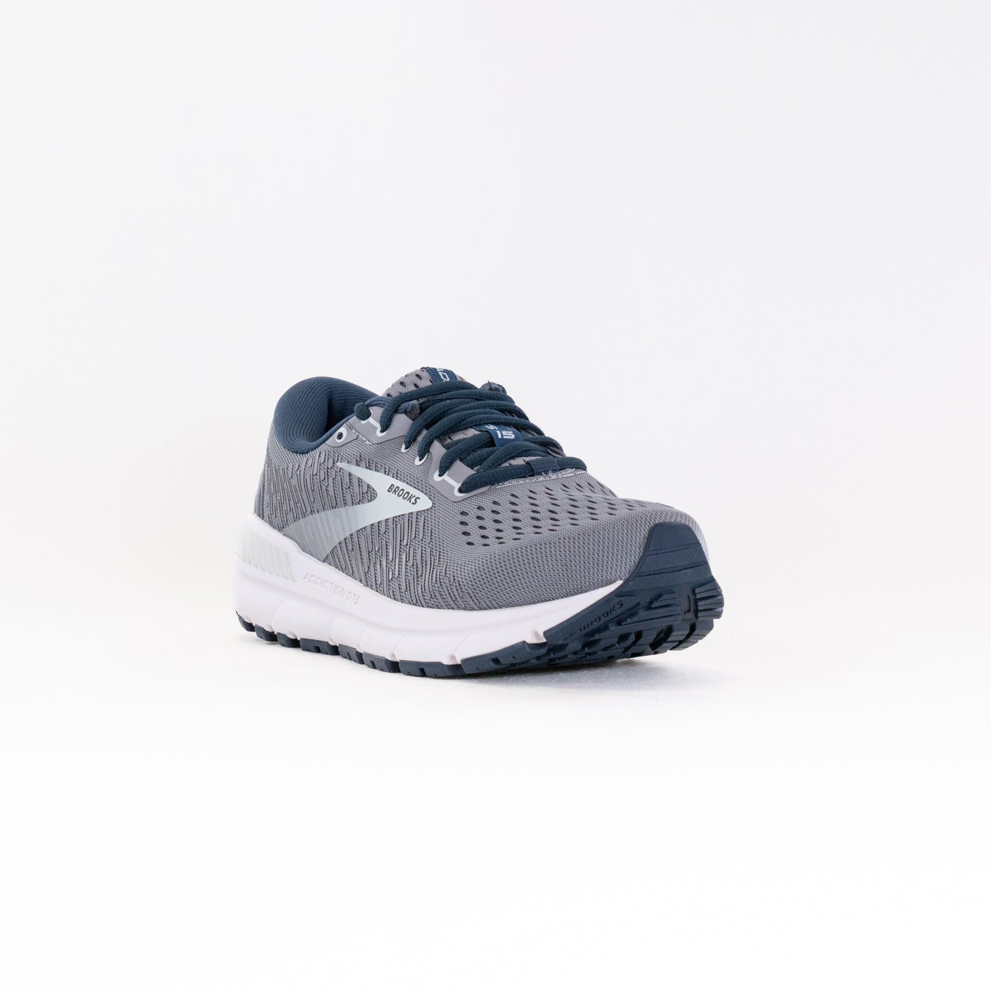 Brooks Addiction GTS 15 (Women's) - Grey/Navy/Aqua