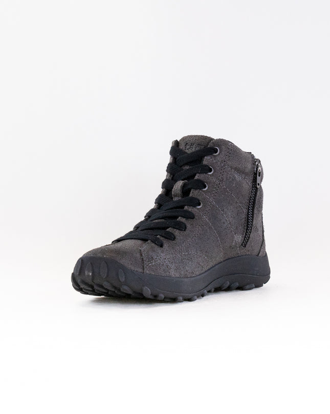 Taos Trail Mix (Women's) - Charcoal Ruff Out Leather