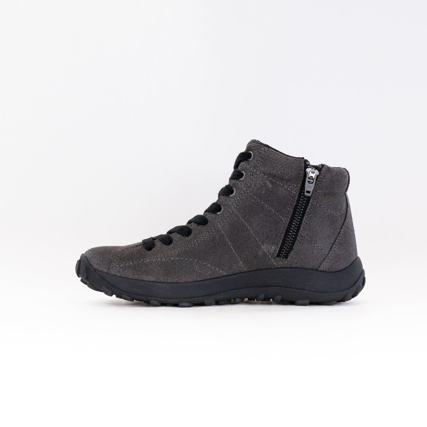 Taos Trail Mix (Women's) - Charcoal Ruff Out Leather