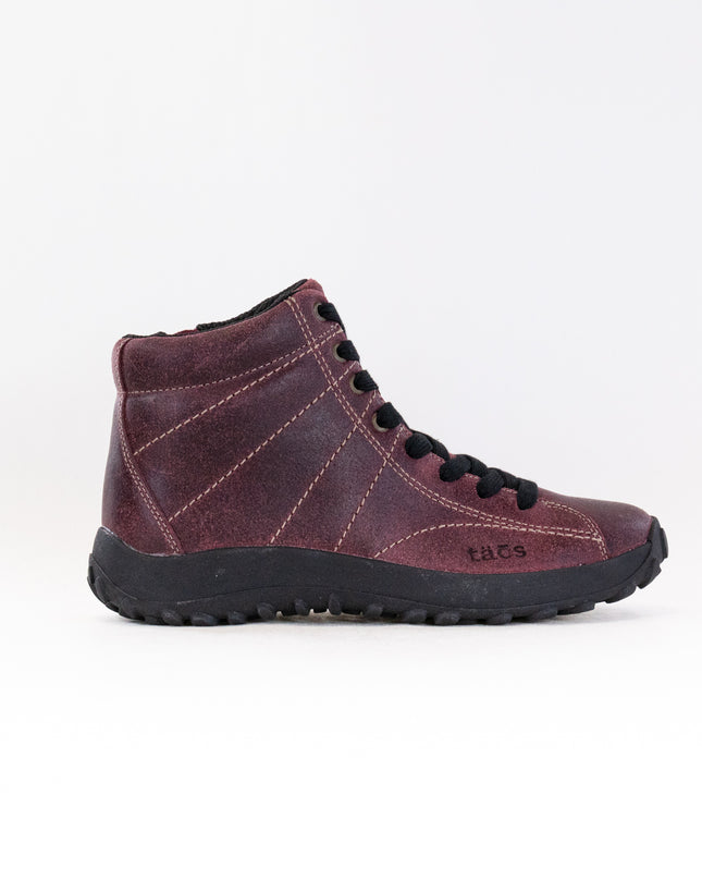 Taos Trail Mix (Women's) - Wine Ruff Out Leather