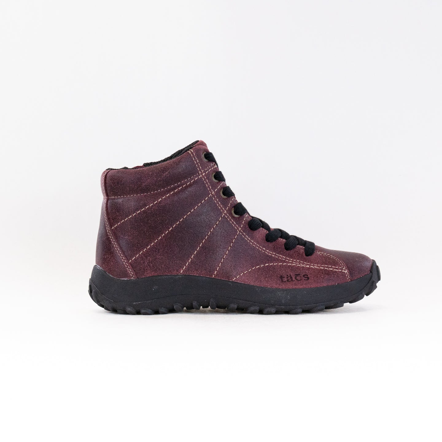 Taos Trail Mix (Women's) - Wine Ruff Out Leather