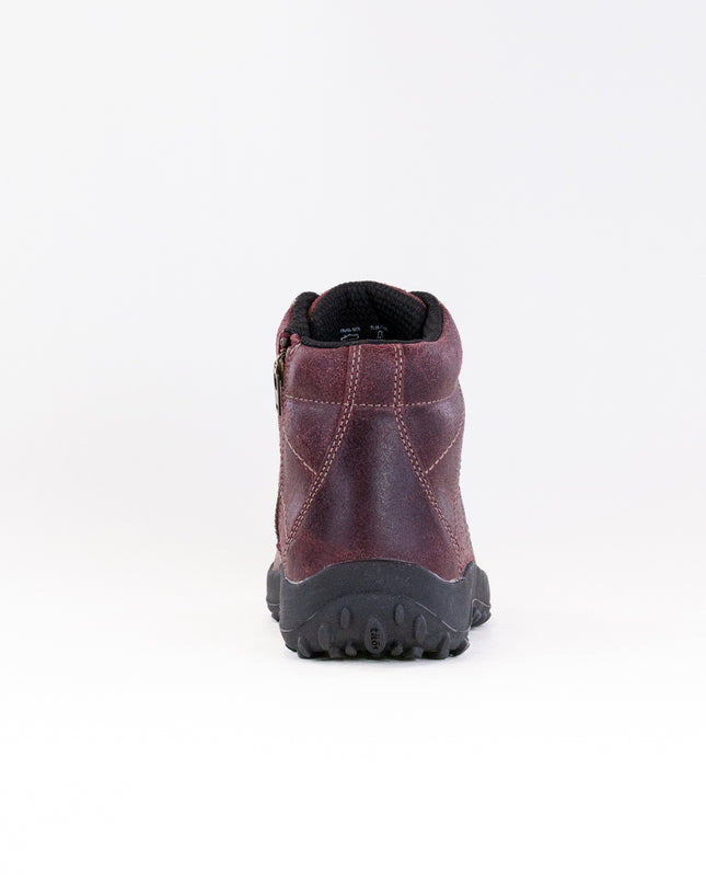 Taos Trail Mix (Women's) - Wine Ruff Out Leather