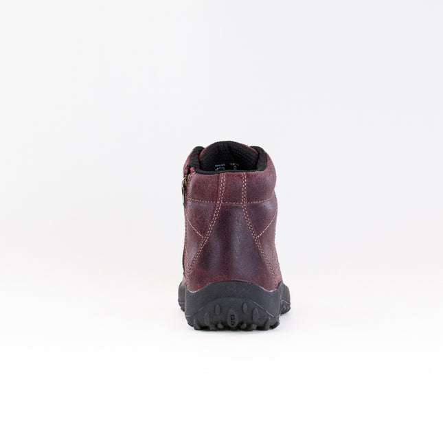 Taos Trail Mix (Women's) - Wine Ruff Out Leather