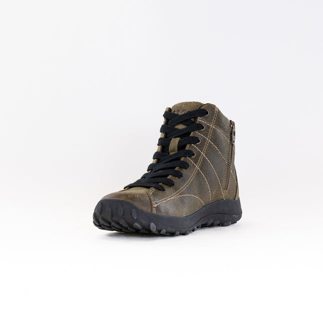 Taos Trail Mix (Women's) - Olive Ruff Out Leather